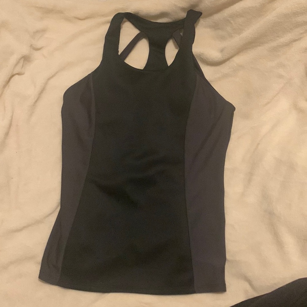 Athletic shirt with built in bra. Perfect for working out